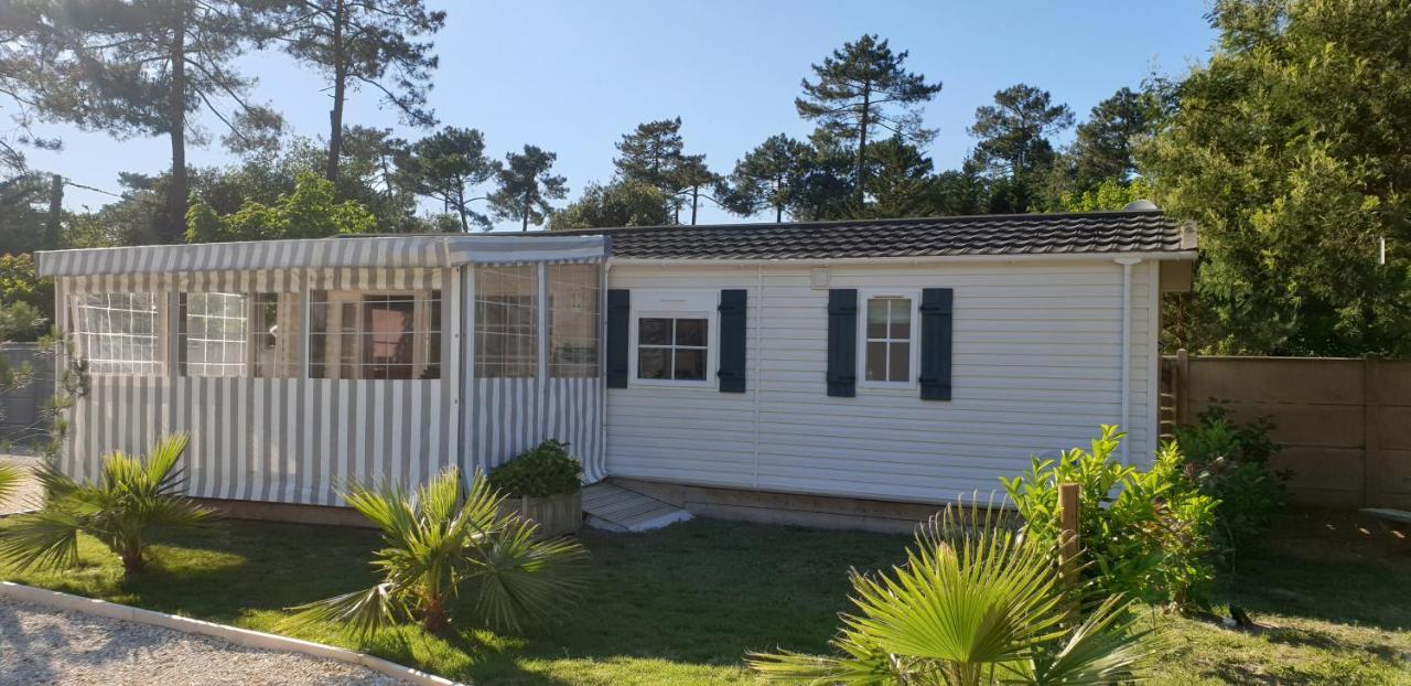 Mobil'Home Climatise Terrain Prive Proche Du Zoo De La Palmyre Les Mathes Bagian luar foto